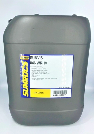 Hydraulik olie (Sunrocs) 846 WRHV 20 liter